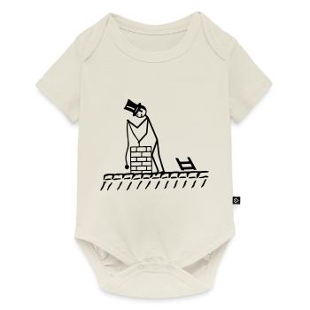 Schornsteinfeger - Baby Premium Kurzarmbody - Naturweiß - Vorne