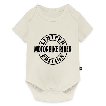 motorbike rider limited edition stamp co - Baby Premium short-sleeve bodysuit - off white - Front