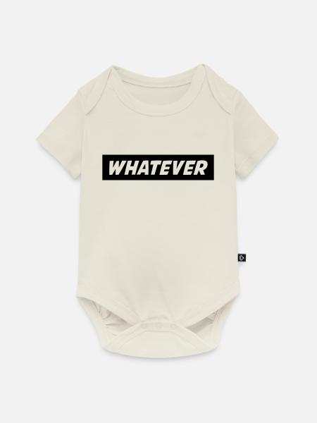 whatever_01 - Baby Premium Kurzarmbody - Naturweiß