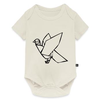 taube_001 - Baby Premium Kurzarmbody - Naturweiß - Vorne