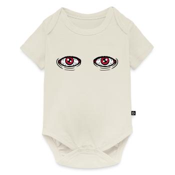2 big eyes - Baby Premium short-sleeve bodysuit - off white - Front