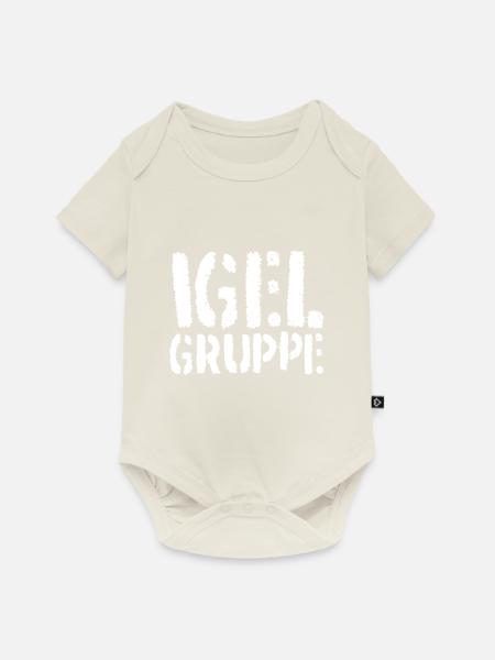 Igel Gruppe (Kindergarten) - Baby Premium Kurzarmbody - Naturweiß