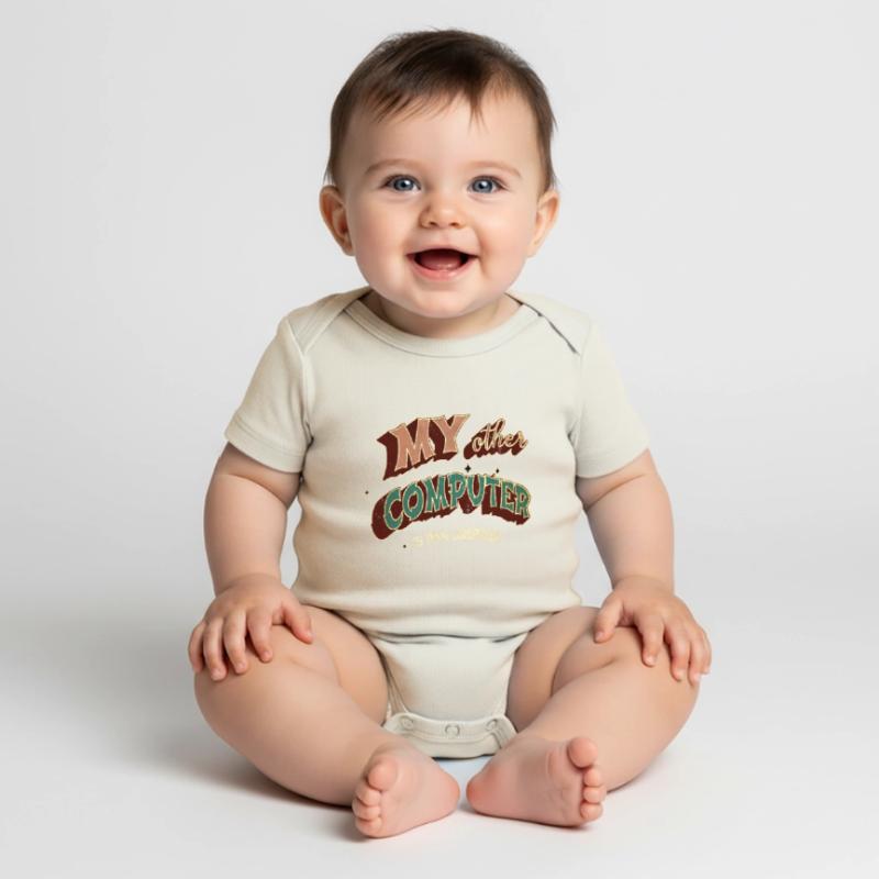 hacking coding hacking hack out glitch present Baby Premium Kurzarmbody