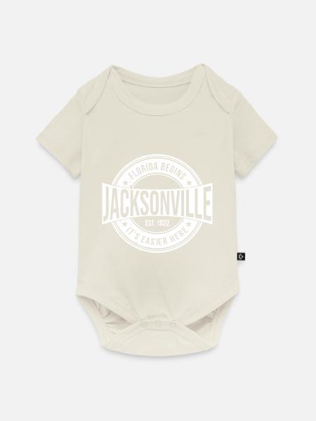 Jacksonville Florida - Baby Premium Kurzarmbody - Naturweiß