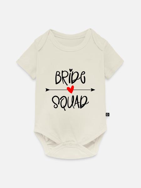 Bride Squad - Baby Premium Kurzarmbody - Naturweiß