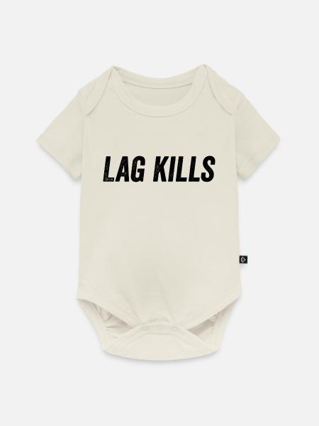Lag kills - Baby Premium Kurzarmbody - Naturweiß