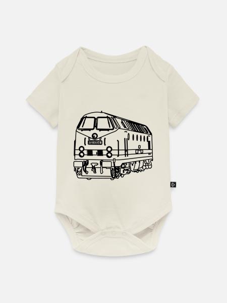 DR 119 - Baby Premium Kurzarmbody - Naturweiß