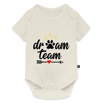 Équipe de rêve - Body à manches courtes Premium Bébé - blanc cassé - Devant