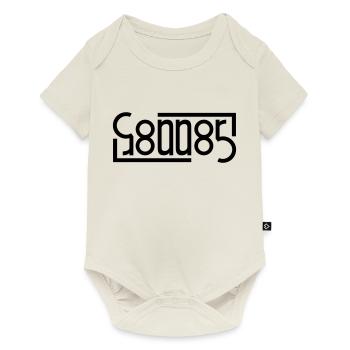 Connor Logo - Baby Premium Kurzarmbody - Naturweiß - Vorne