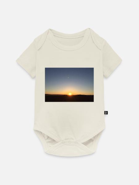 Sonnenaufgang - Baby Premium Kurzarmbody - Naturweiß