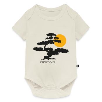 Arbre de Qigong - Body à manches courtes Premium Bébé - blanc cassé - Devant