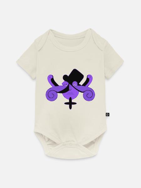 Unwirklicher Mister Blok - Baby Premium Kurzarmbody - Naturweiß