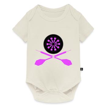 Dart Sport Logo - Baby Premium short-sleeve bodysuit - off white - Front