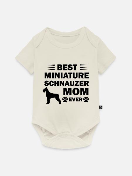 Dog Hund - Baby Premium Kurzarmbody - Naturweiß