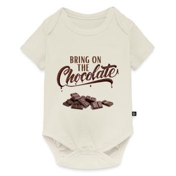 Bring on the Chocolate - Schokoliebe - Baby Premium short-sleeve bodysuit - off white - Front