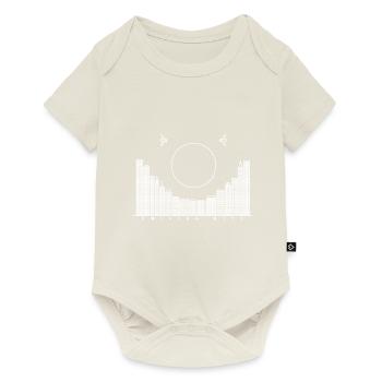 SmilingCity -version blanche - Body à manches courtes Premium Bébé - blanc cassé - Devant