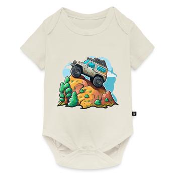 The Off-Road Climber - Baby Premium short-sleeve bodysuit - off white - Front