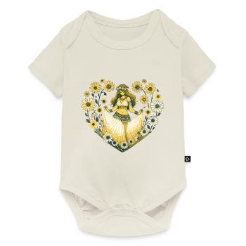 Belly Dancer Daisy - Baby Premium short-sleeve bodysuit - off white - Front