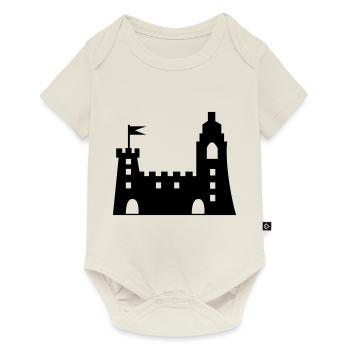 castle - Baby Premium short-sleeve bodysuit - off white - Front