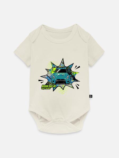 gtr front bubble - Baby Premium Kurzarmbody - Naturweiß