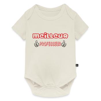 MEILLEUR PROFESSEUR - Body à manches courtes Premium Bébé - blanc cassé - Devant
