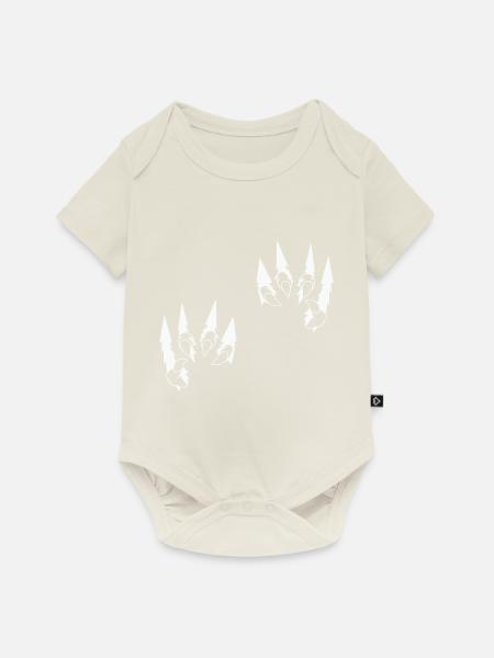 Animal Claws - Baby Premium Kurzarmbody - Naturweiß
