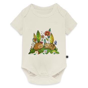 Cats - Baby Premium short-sleeve bodysuit - off white - Front