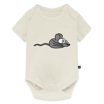 Mouse Mouse Cute Little Rat Rodent Friendly - Baby Premium short-sleeve bodysuit - off white - Front