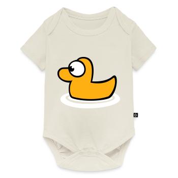 Rubber Duck Rubber Duck Water Bird Cute Cute - Baby Premium short-sleeve bodysuit - off white - Front