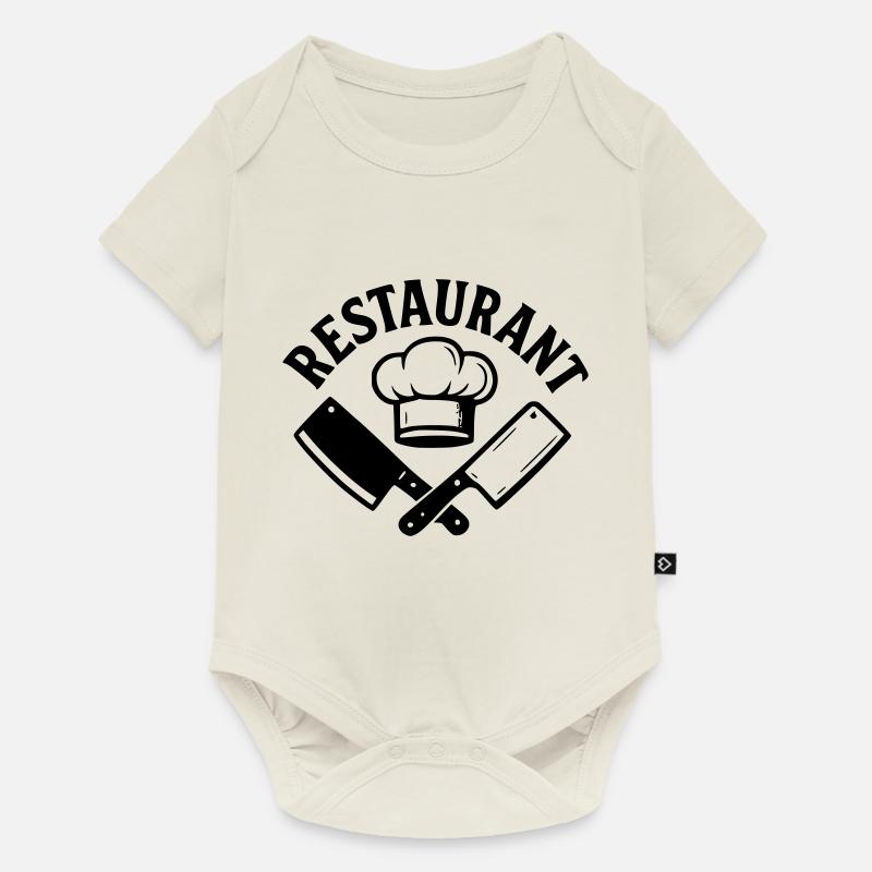 Restaurant - Body à manches courtes Premium Bébé - blanc cassé
