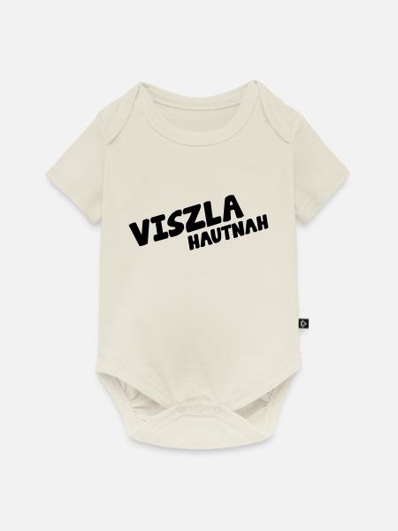 Vizsla hautnah - Baby Premium Kurzarmbody - Naturweiß