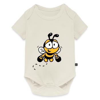 Abeille - Body à manches courtes Premium Bébé - blanc cassé - Devant
