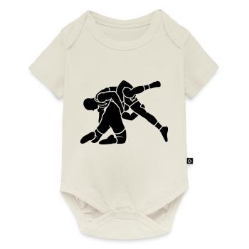 wrestling throw - Baby Premium short-sleeve bodysuit - off white - Front