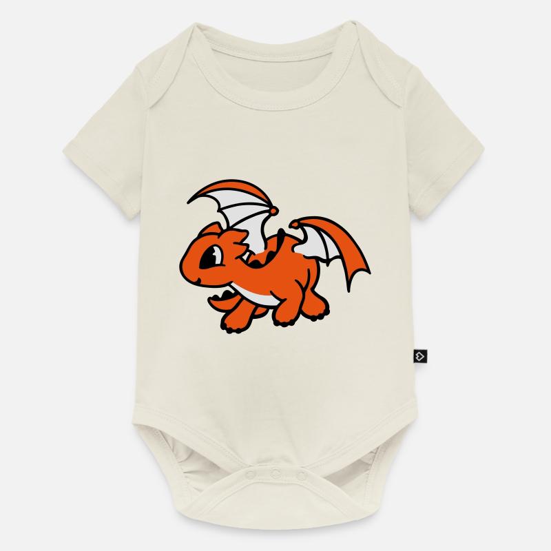 Dragon - Body à manches courtes Premium Bébé - blanc cassé