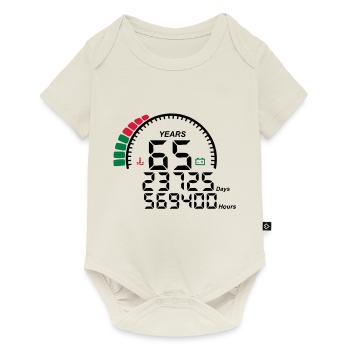 years 65 years anniversary meter - Baby Premium short-sleeve bodysuit - off white - Front