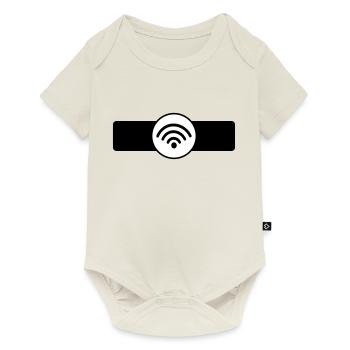 Wifi - Baby Premium short-sleeve bodysuit - off white - Front
