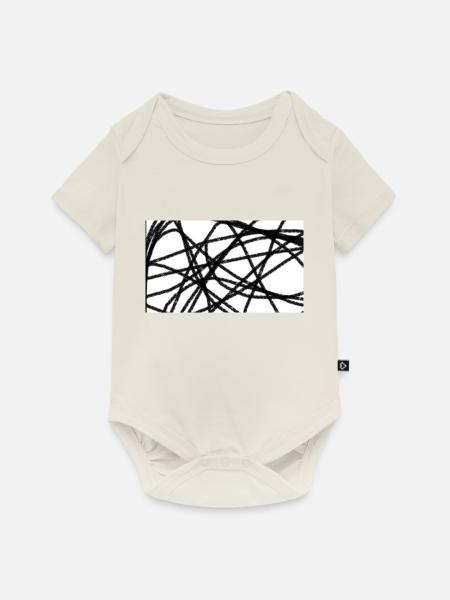 Moderne Kunst! Geschenk Mode Style - Baby Premium Kurzarmbody - Naturweiß