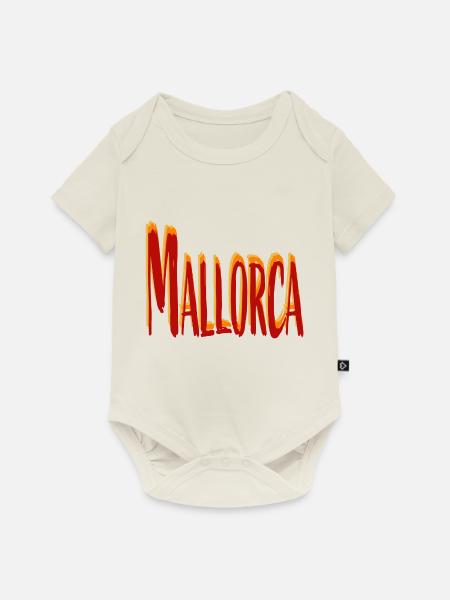 Mallorca 1 - Baby Premium Kurzarmbody - Naturweiß