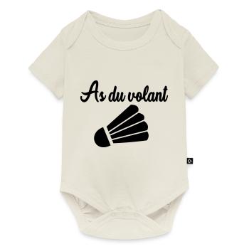 As du volant - Body à manches courtes Premium Bébé - blanc cassé - Devant