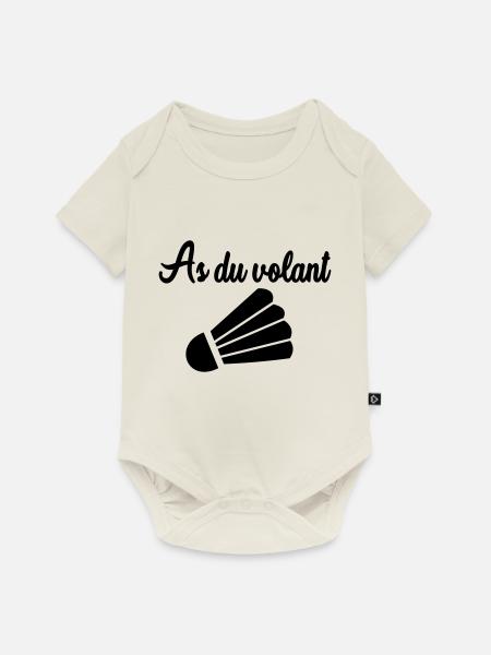As du volant - Body à manches courtes Premium Bébé - blanc cassé