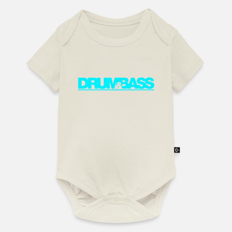 Drum & Bass - Body à manches courtes Premium Bébé - blanc cassé