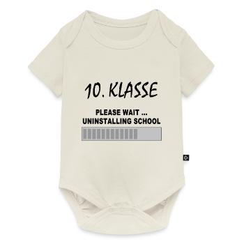 10. Klasse Abschluss Schule Lustiges Geschenk - Baby Premium Kurzarmbody - Naturweiß - Vorne
