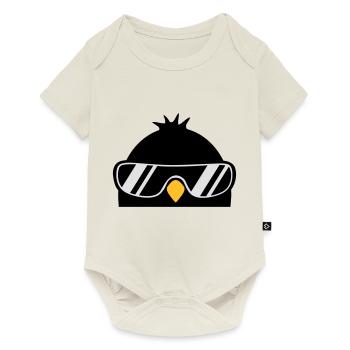 Cool Penguin Bird - Baby Premium Kurzarmbody - Naturweiß - Vorne