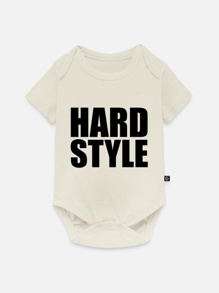 Hard style - Baby Premium Kurzarmbody - Naturweiß