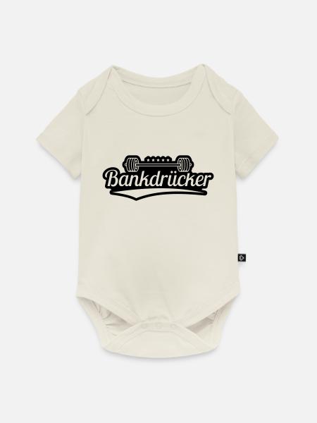 bankdruecker_gu1 - Baby Premium Kurzarmbody - Naturweiß