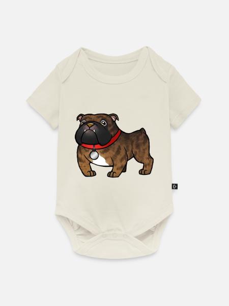 Köbi Comicstyle transparent - Baby Premium Kurzarmbody - Naturweiß