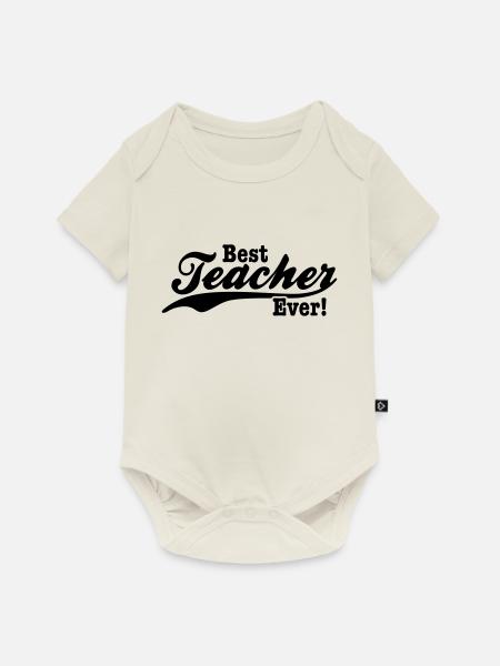 lehrer - Baby Premium Kurzarmbody - Naturweiß