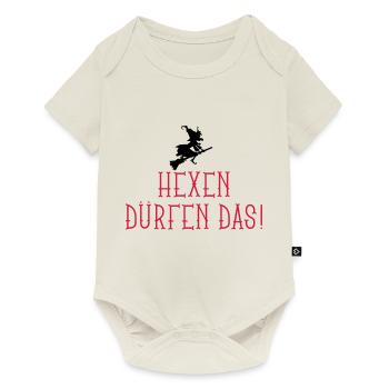 hexen_duerfen_das_12_2016_02_2c - Baby Premium Kurzarmbody - Naturweiß - Vorne