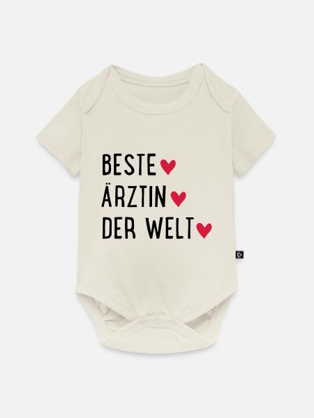 Ärztin - Baby Premium Kurzarmbody - Naturweiß