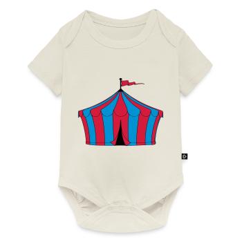tente de cirque - Body à manches courtes Premium Bébé - blanc cassé - Devant
